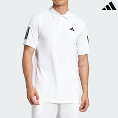 adidas Club Tennis 3S Polo Shirt Men’s Sports Top T-Shirts Casual AsiaFit JE0412