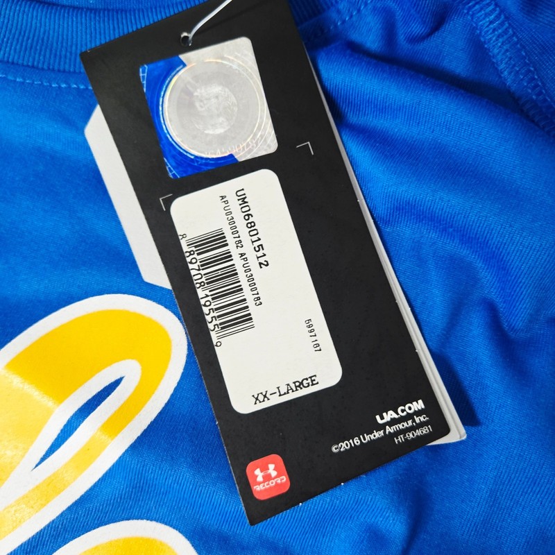 Under Armour Men’s T-Shirt 2XL Blue Loose Fit UCLA Athletics Champions Made Here gallery