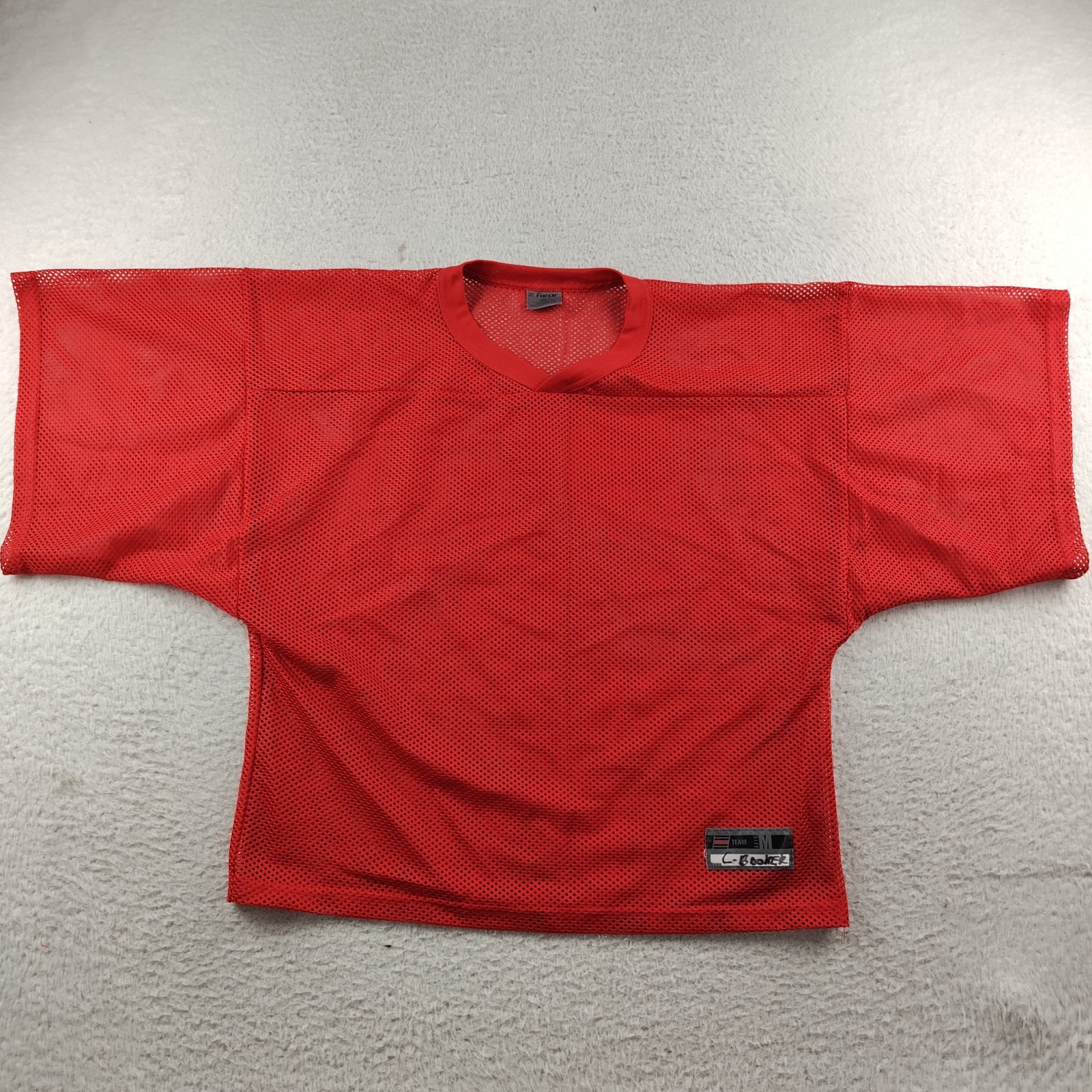 iForce Red Mesh Jersey Cropped Boxy Men's Medium 90s gallery