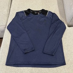 Spyder Active Performance T-Shirt Navy Blue L/G Long Sleeve Crew Neck SMP100U