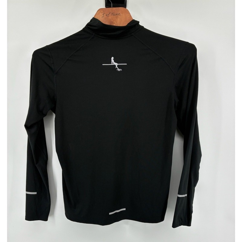 Nike Running Dri-FIT Deep Eddy Vodka Quarter Zip Pullover Black Mens Large gallery