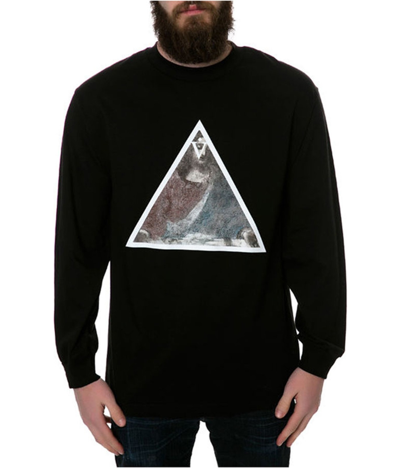 Black Scale Mens The First Supper LS Graphic T-Shirt gallery