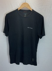 Roark Men’s Sz S Black Short Sleeve Tee Shirt Run Amok Gym Performance Logo