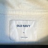 Old Navy Men's XL Relaxed Mock Neck 1/4 Zip Pullover Pockets White gallery