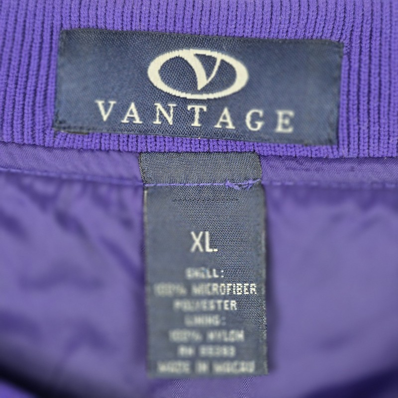 Vantage Quachita Baptist Univ Men's XL Purple Golf Pullover gallery