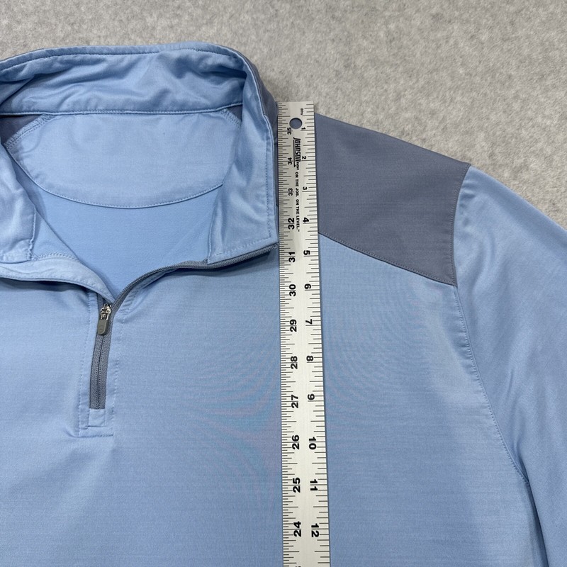 Peter Millar Pullover XXL Blue 1/4 Zip Golf Performance Stretch Active Casual gallery