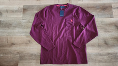Brand New Mens PYSCHO BUNNY L/S VAIL Waffle Down Thermal Shirt CRIMSON – XXL