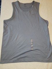Nike Tank Top Sz Medium Mens Ashen Slate Dri Fit Primary Versatile Fitness