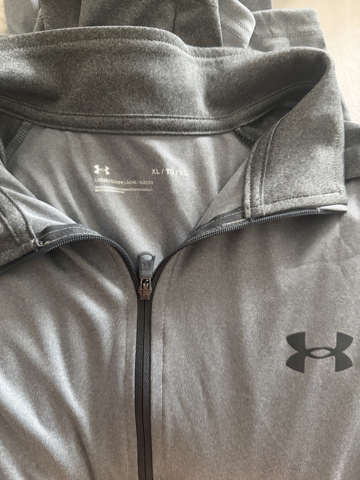 Under Armour Men's UA Tech ½ Zip Long Sleeve in Carbon Heather size XL gallery