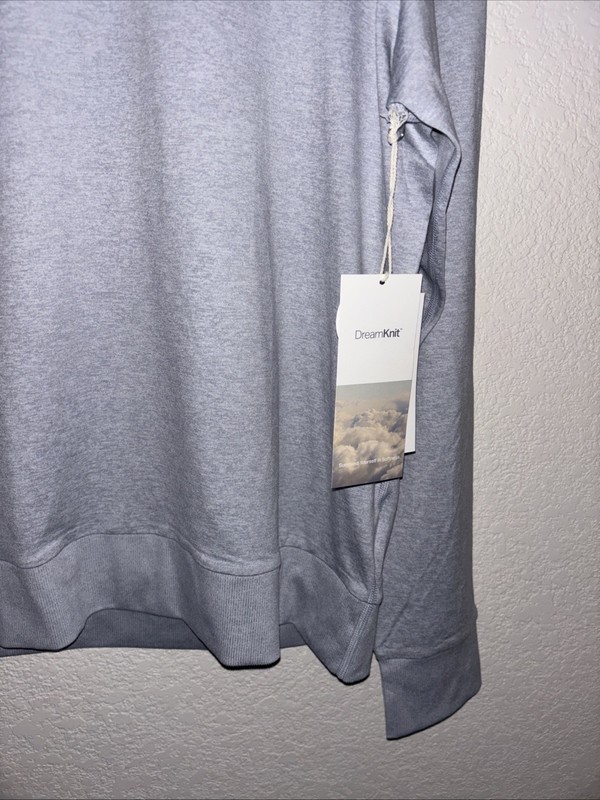 Vouri Ponto Performance Crew Pullover Platinum Heather Men’s Large NWT gallery