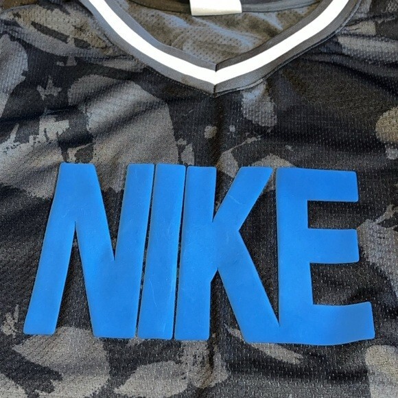 Nike Basketball Jersey Men's L Black blue Hoops FN2688-011 drf-fit DNA NWT $60 gallery