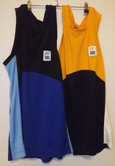 2 Nike Dri-FIT Vests Small Blue/Black Orange/White Starting 5 Basketball DQ5828