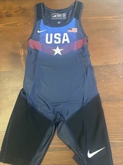 Nike USA Weightlifting Wrestling Singlet National Team Gym Stars – XS – New