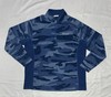 Columbia Pullover Mens XL Blue Camo 1/4 Zip Long Sleeve Fleece Hiking Outdoor gallery