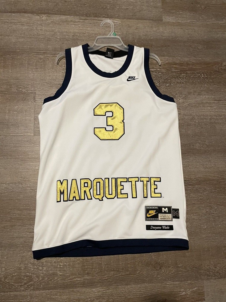 Dwayne Wade Authentic Marquette Jersey
