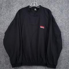 ESPN The Magazine Pullover Mens XL Black Embroidered Logo Lightweight