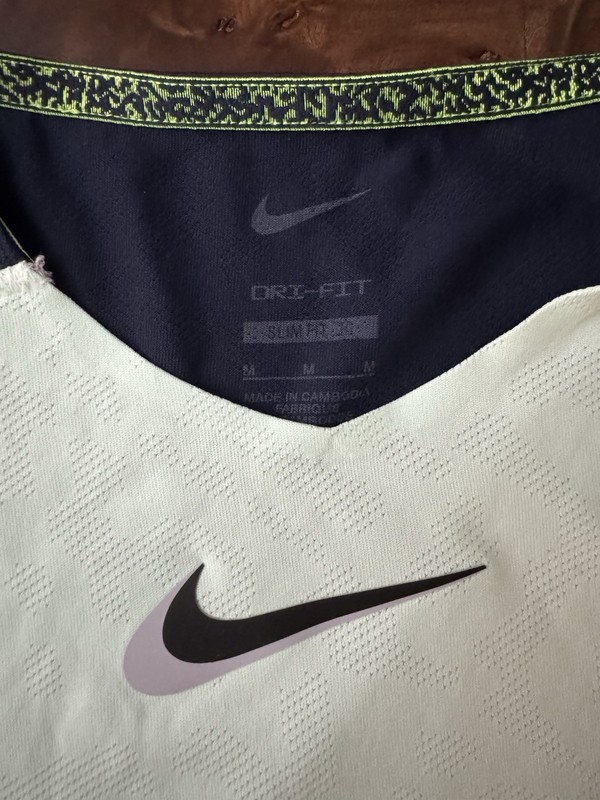 Nike Court Tennis Shirt Top Pickleball Slam Men's Size Medium Slim Fit gallery