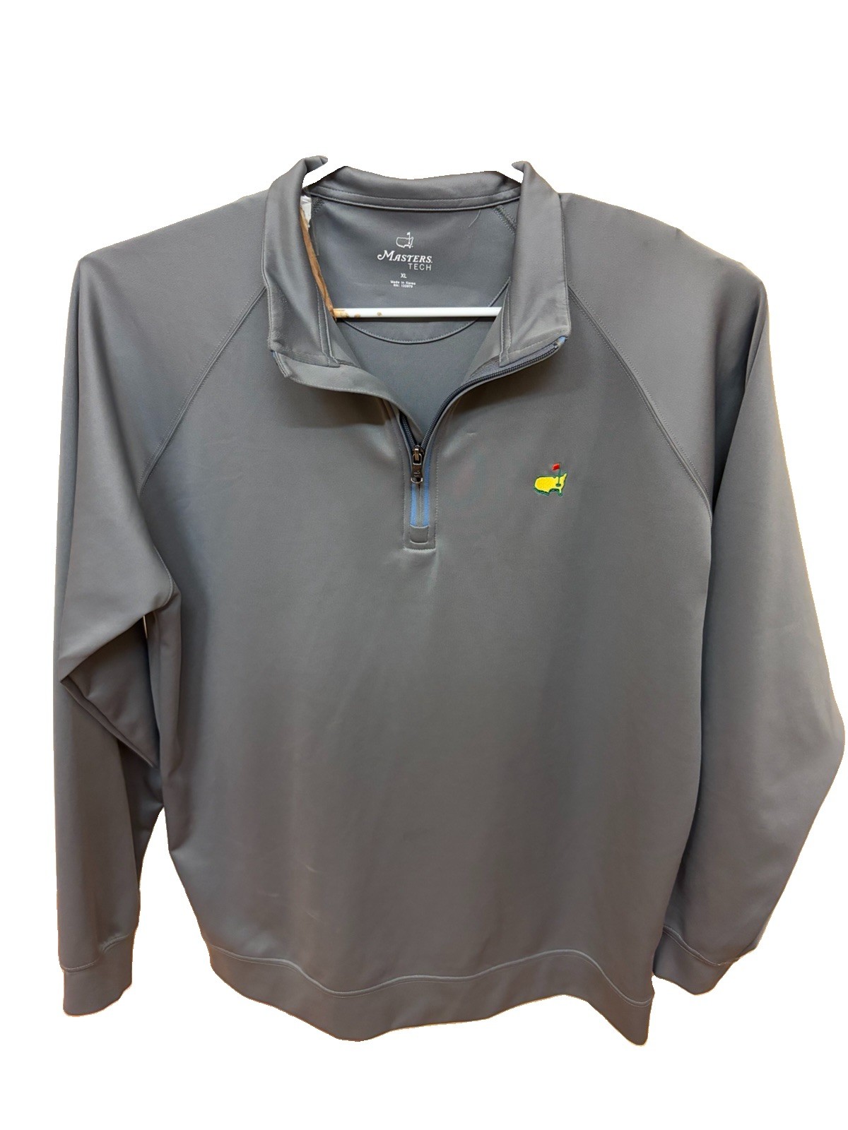 Masters Tech 1/4 Zip Mens XL Gray Augusta National Golf Club Performance Pullove gallery