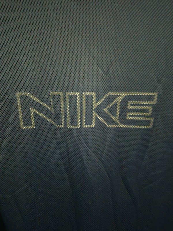 Nike Men XL Y2K Vintage Spell Out Sleeveless Mesh Tank Top Blue Basketball gallery