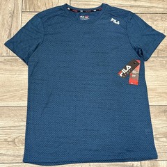 Medium Fila Sport Core Cobalt Blu Space Dye Tru-Dry Workout Tee 2018 Performance