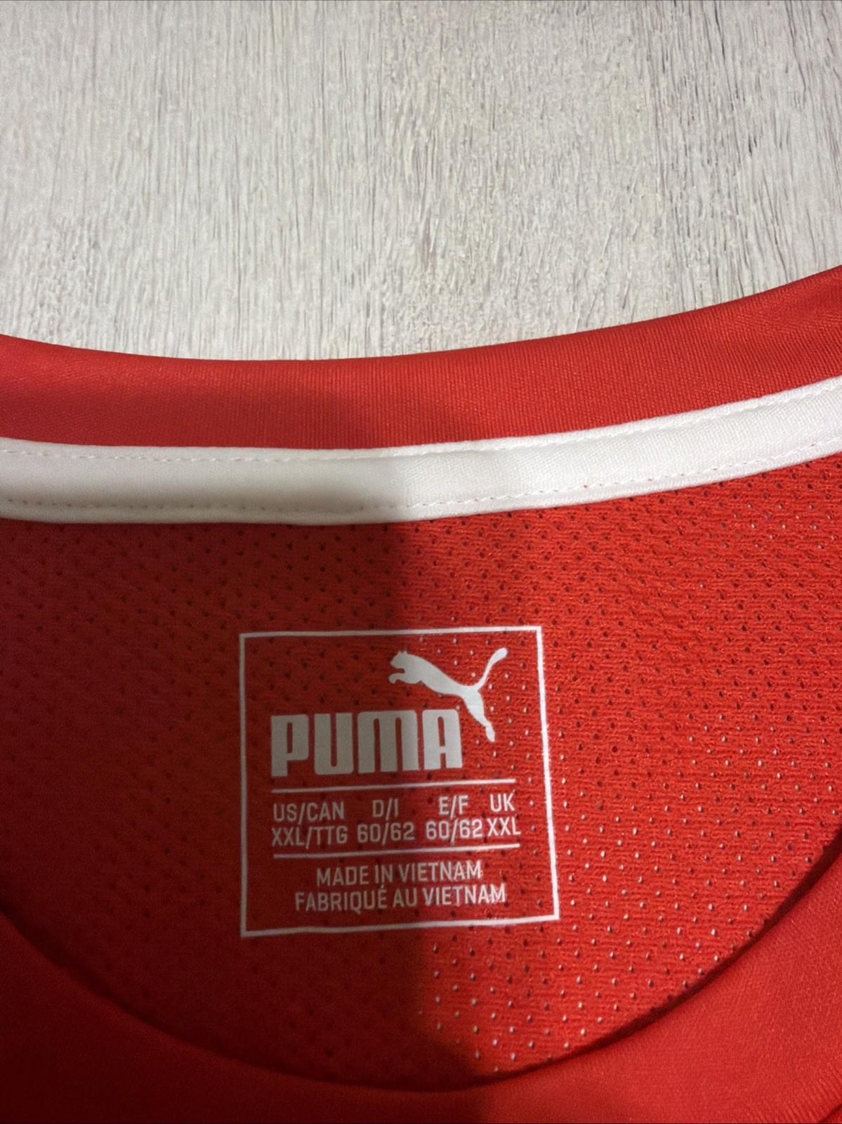 Puma Mens Drycell Training Shirt Red Sport Performance Tee Size XXL Men’s gallery