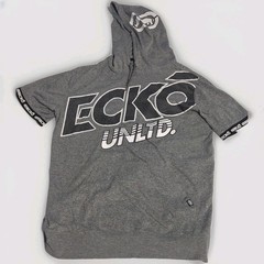 ECKO UNLTD spellout logo Hoodie sweatshirt L Y2K streetwear skater grunge rhino