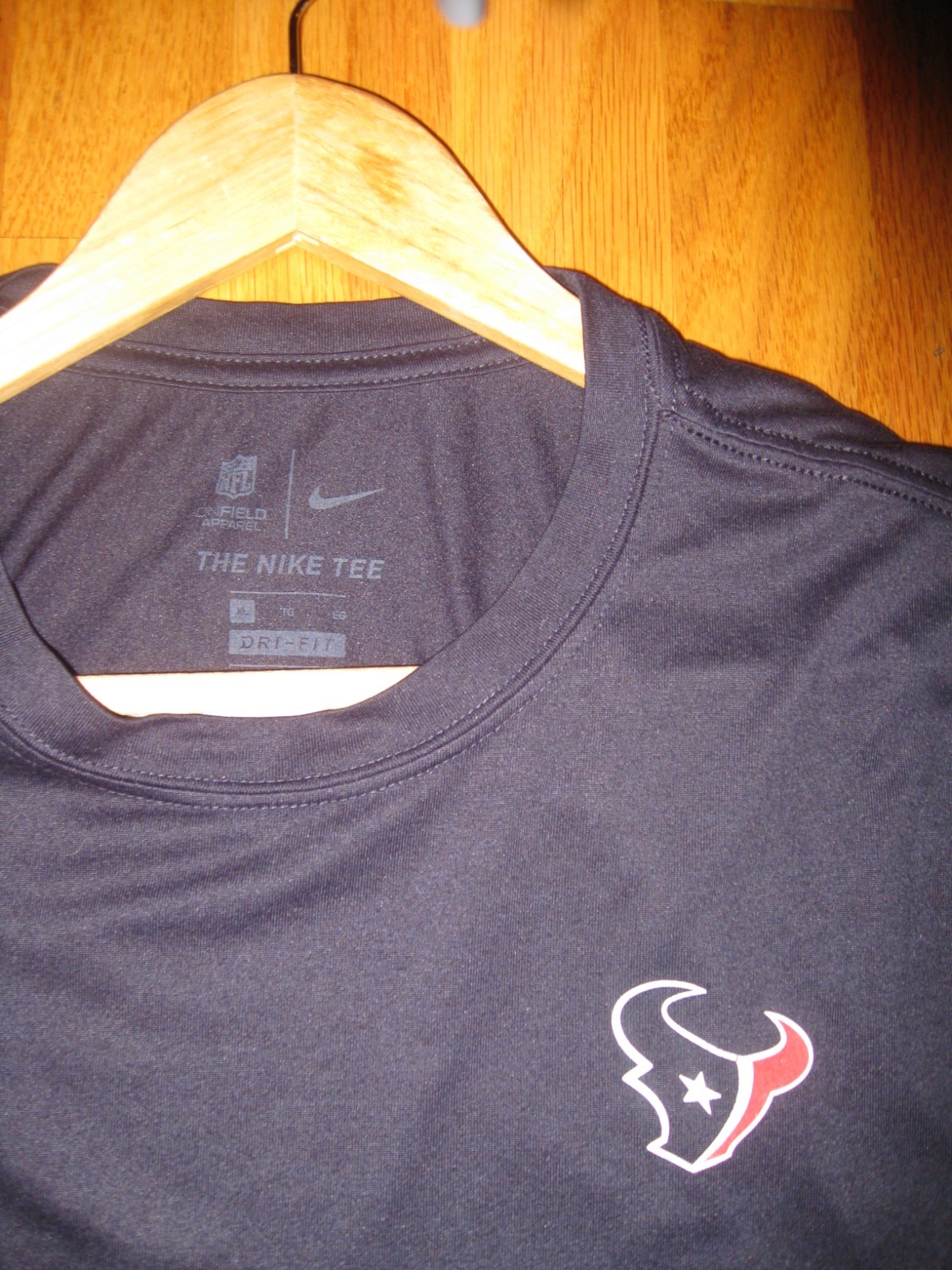 Houston Texans OnField NFL NIKE Mens XL X LARGE Blue Short Sleeve T-shirt DC4903 gallery