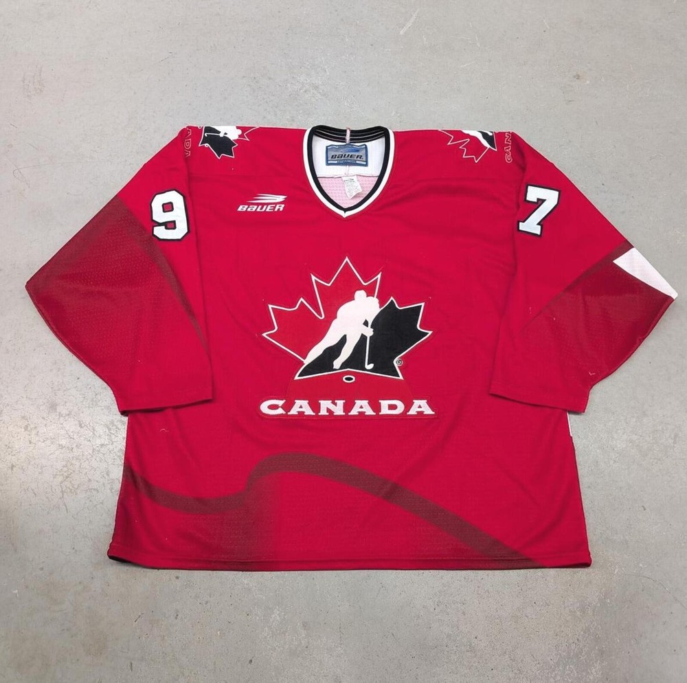 Vintage 1996 Team Canada Hockey Bauer Authentic Jersey XL