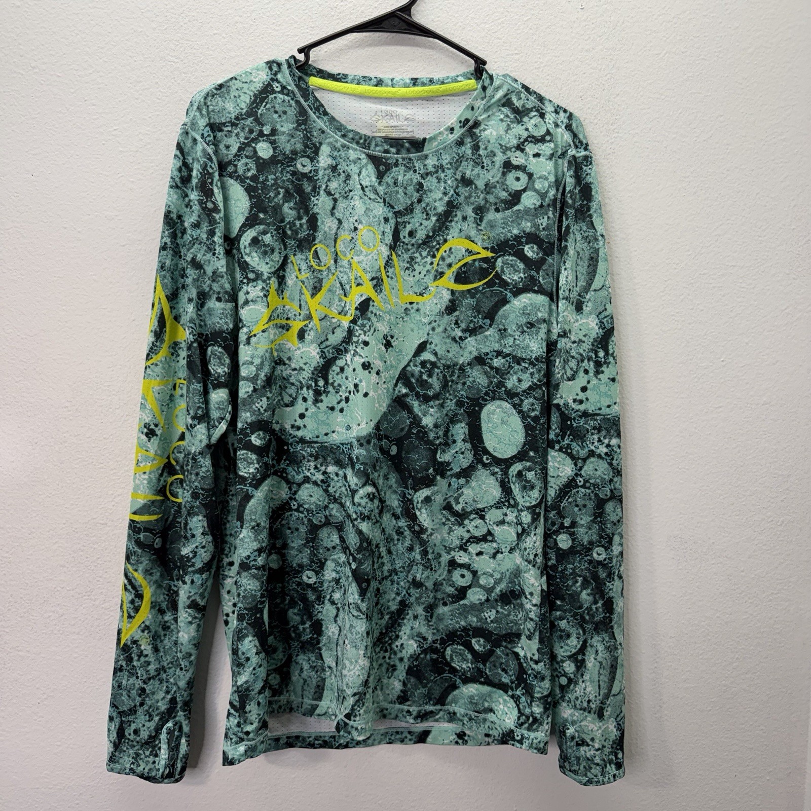 Loco Kaile Men's Sz S Performance Fishing Lightweight LS Shirt Camouflage gallery
