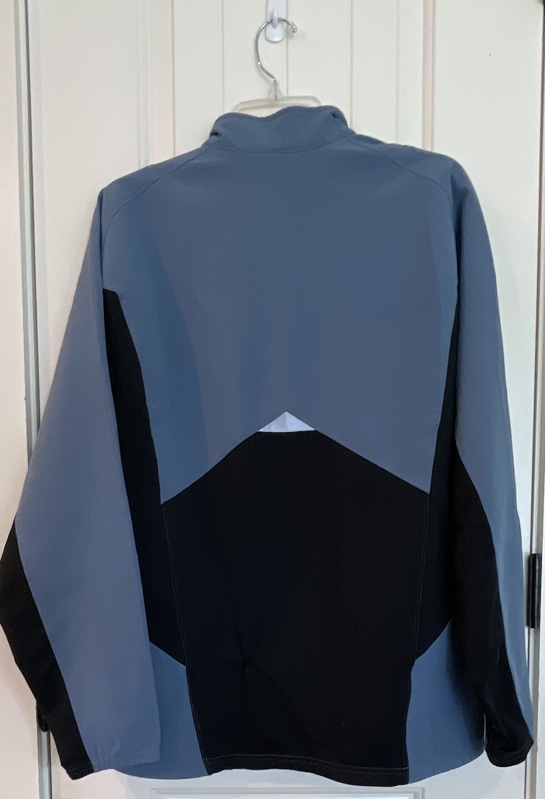 Nike Sphere Pro Men’s L Blue/Black Colorblock 1/4 Zip Mock Neck Jacket gallery