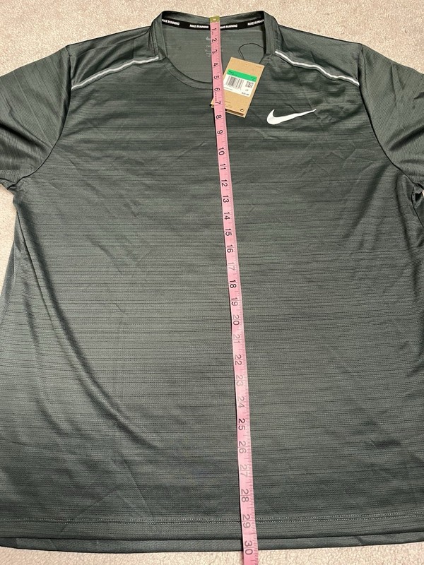 Nike Dri-Fit Gym Shirt Reflective Running AJ7565-328 Men’s XL Pine Green gallery