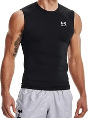 Under Armour Men’s HeatGear Compression Shirt, Black, Size M