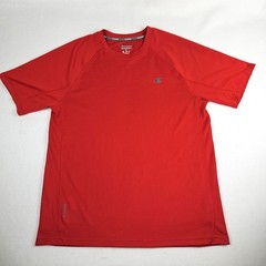 Champion Shirt Mens Medium Red Vapor Performance Athletic Tee Lightweight Logo