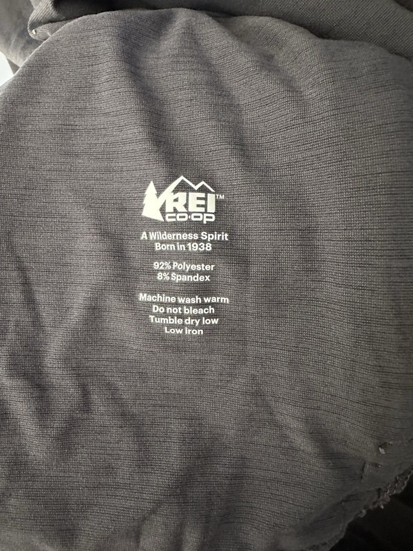REI Co-Op Quarter Zip Pullover Men’s Medium Gray Performance Stretch Lightweight gallery