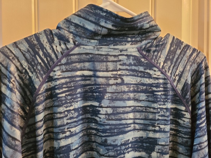 Simms Mens Solarflex 1/2 zip pullover highback collar mesh sides Sz 2XL UPF 50 gallery