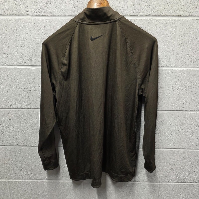 Nike Dri-fit ADV 1/4 Zip Pullover Fd5833-325 Men’s Rare Size L Green 24x30 gallery