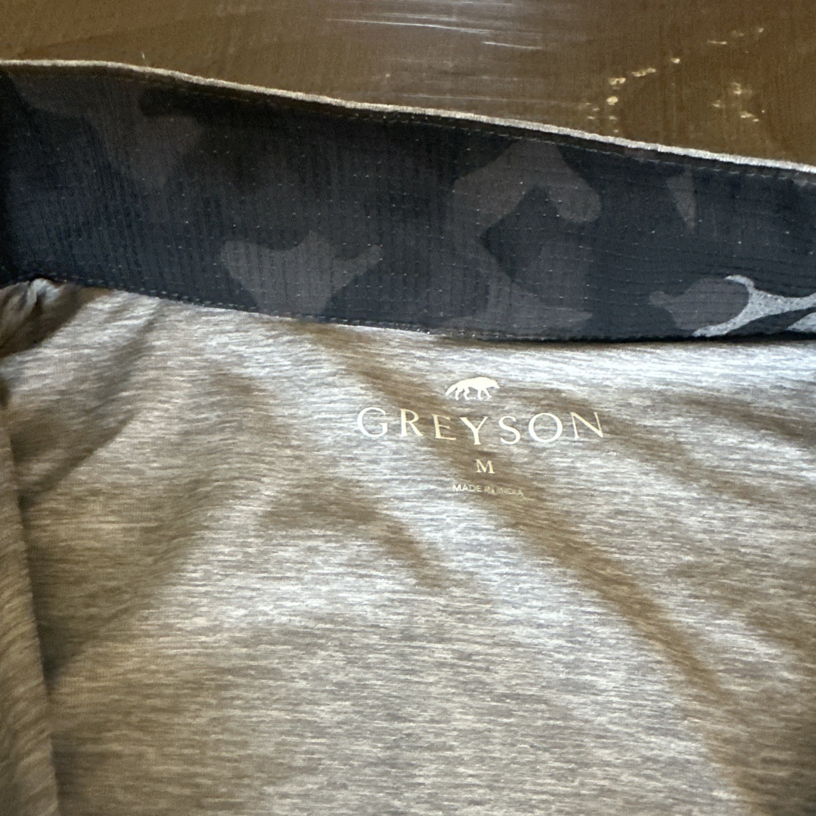 Greyson Men’s Light Grey Heather Guide Sport Quarter Zip. NWT MSRP $128 Medium gallery