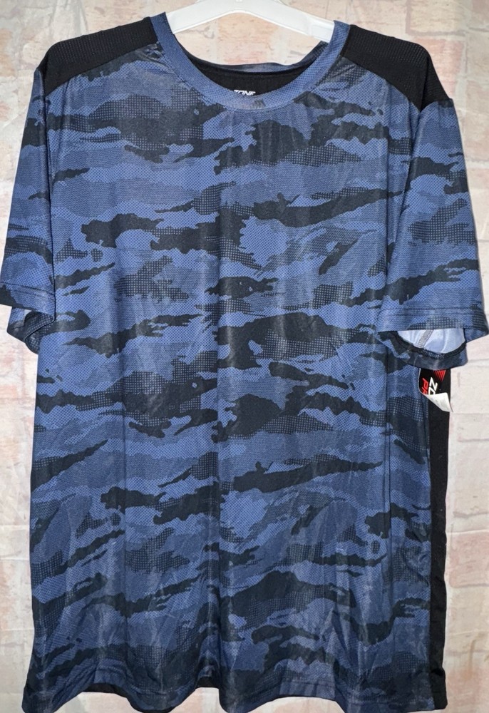 Zone Pro Men's Sleeveless Blue and Black Activewear Top. Sz XL