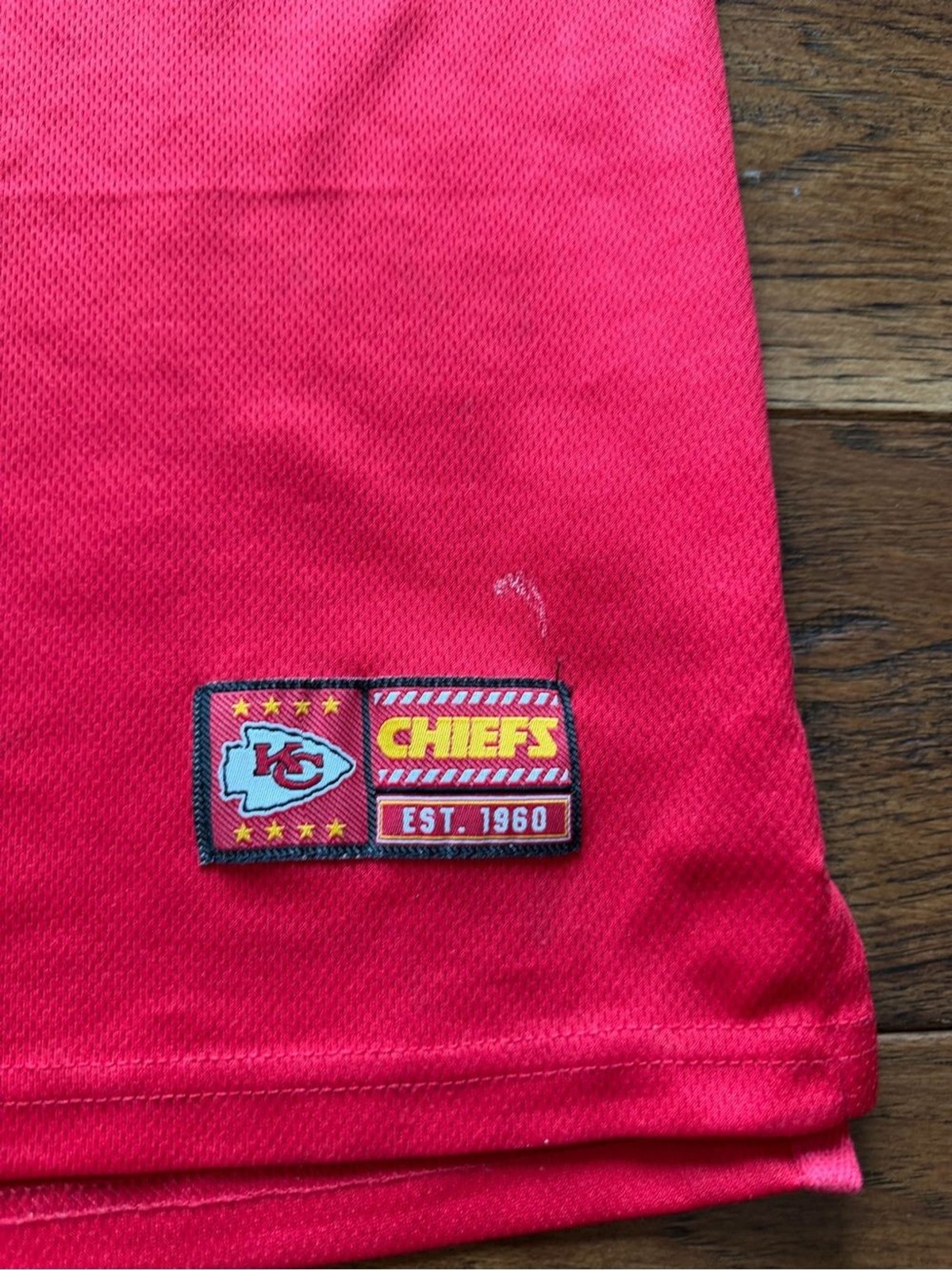 NFL Kansas City Chiefs Red Short Sleeve Jersey Tee gallery