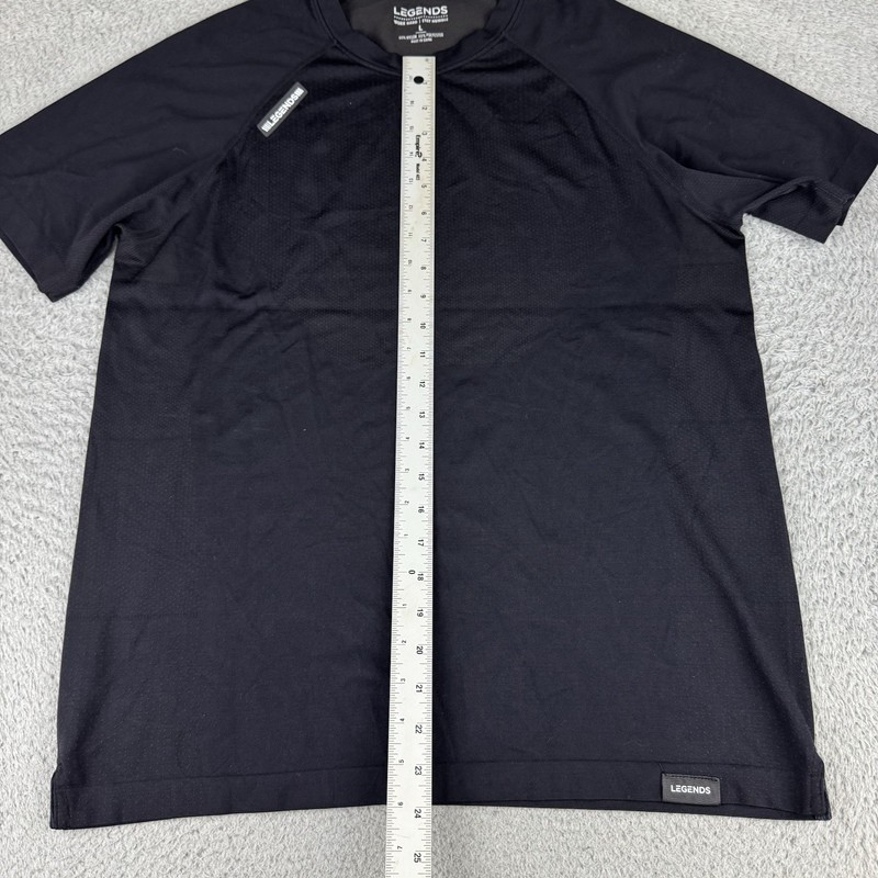 Legends Enzo Shirt Mens Large Black Training Running Outdoor Walking Performance gallery