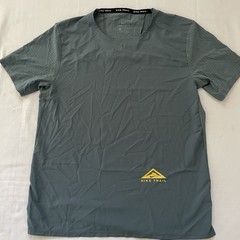 Nike Trail Dri-FIT Running Shirt Men’s M Sage Green Performance Tee Outdoor