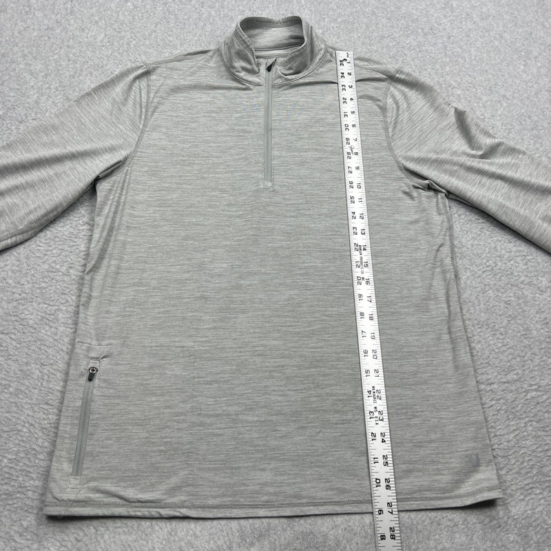 Vuori Ease Performance Half Zip 2.0 Pullover Mens Medium* Gray Activewear V221 gallery