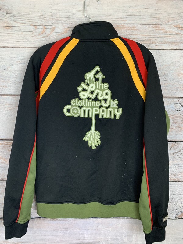 LNG Clothing and Equipment Mens S Jacket, EUC Black, Yellow, Red, Green gallery