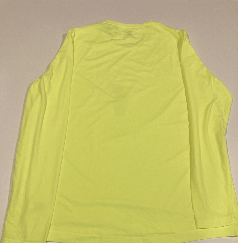 Athletic Works Men Size Large Long Sleeve Moisture Wicking Tri Blend Yellow gallery