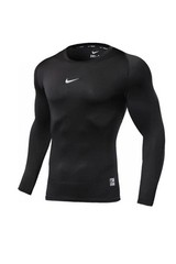 Nike Men’s Pro Compression Long Sleeve Shirt Black All Size