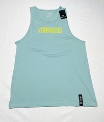 Raw Gear Men’s Size XL Sleeveless Gym Tank Top Mint Green NWT
