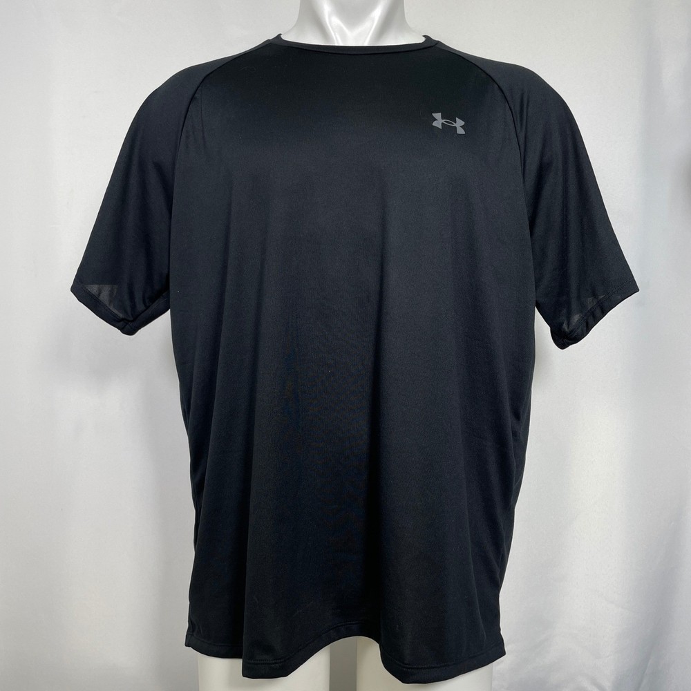 Under Armour The Tech 2.0 Tee Athletic Black T-Shirt Top Men's XL