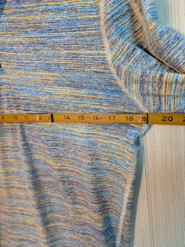 Lululemon Surge Warm 1/2 Zip Pullover Space Dye Camo Deep Navy Alberta Medium gallery