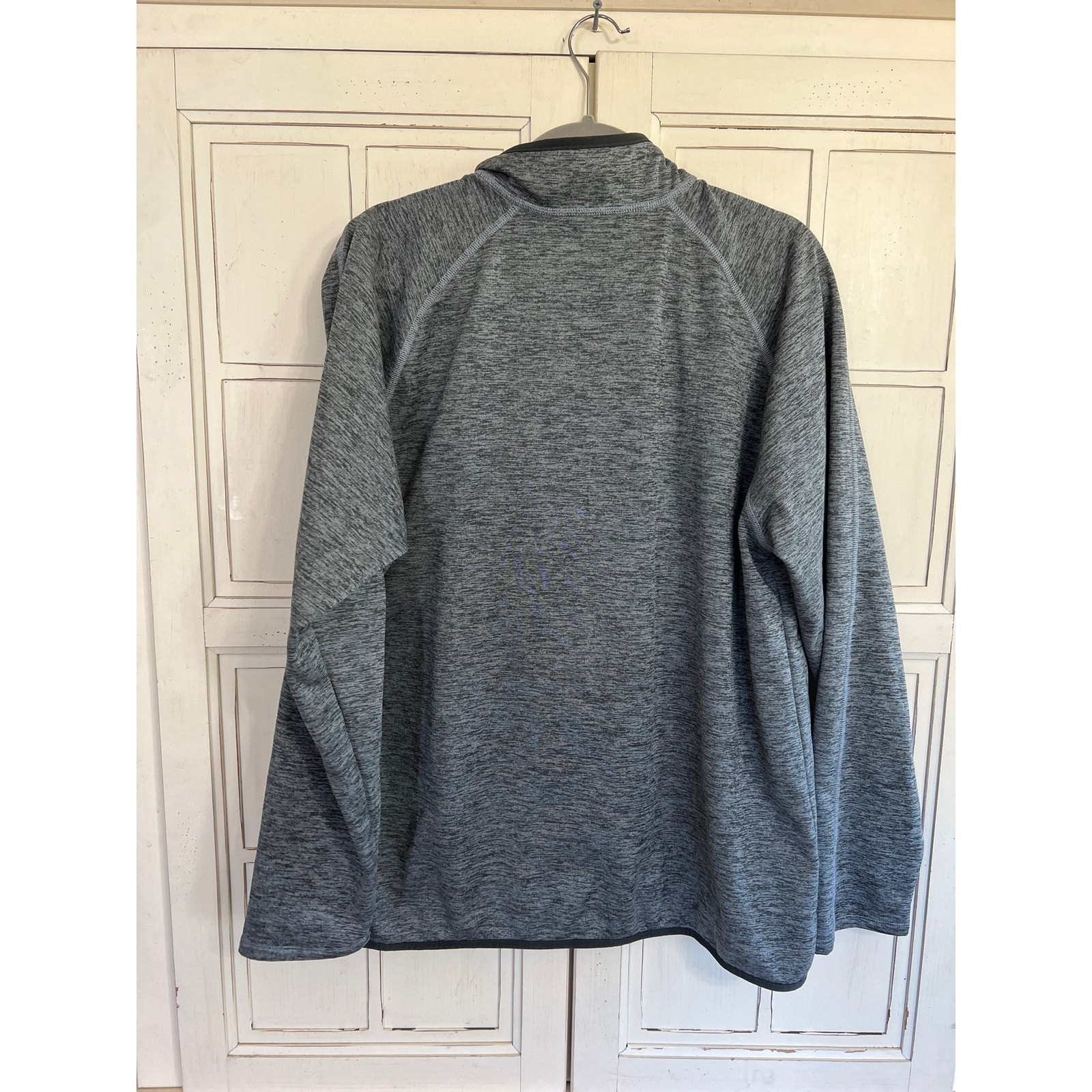 The North Face size XL gray 12 zip pullover fleece lined gallery