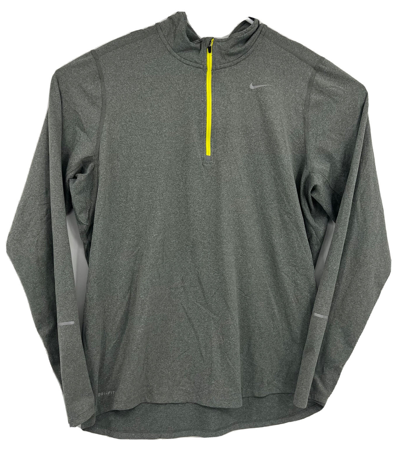 Nike Element 1/2 Zip Pullover Running Mens L Green 504606-013 gallery